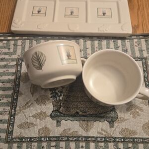 Pfaltzgraff Naturewood Soup Mugs (2) - RARE! Price Is For 2